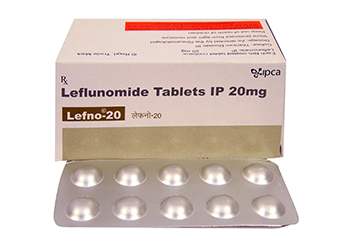 Image of Arava tablets from MedsEngage – Rheumatoid arthritis treatment to reduce joint inflammation