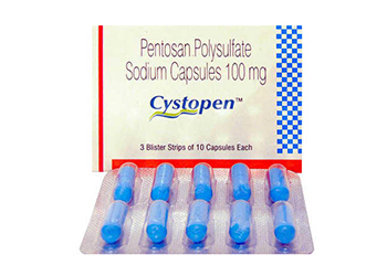 Image of Elmiron (Pentosan) capsules from MedsEngage – Treatment for interstitial cystitis and bladder pain