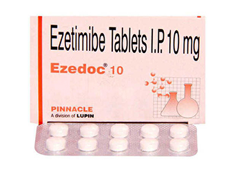 Image of Ezetrol (Ezetimibe) tablets from MedsEngage – Cholesterol absorption inhibitor for lipid control
