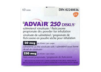 Image of Advair Diskus inhaler – Buy Advair Diskus from MedsEngage, for asthma and COPD maintenance therapy