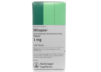 Mirapex (Pramipexole) tablets used to treat Parkinson’s disease and restless legs syndrome, from MedsEngage
