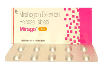 Image of Myrbetriq tablets – Buy Myrbetriq near me from MedsEngage, overactive bladder treatment medication