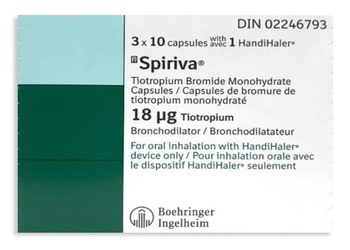 Image of Spiriva inhaler from MedsEngage – Long-term bronchodilator therapy for COPD
